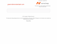 Tablet Screenshot of greenvillemonsterdash.com
